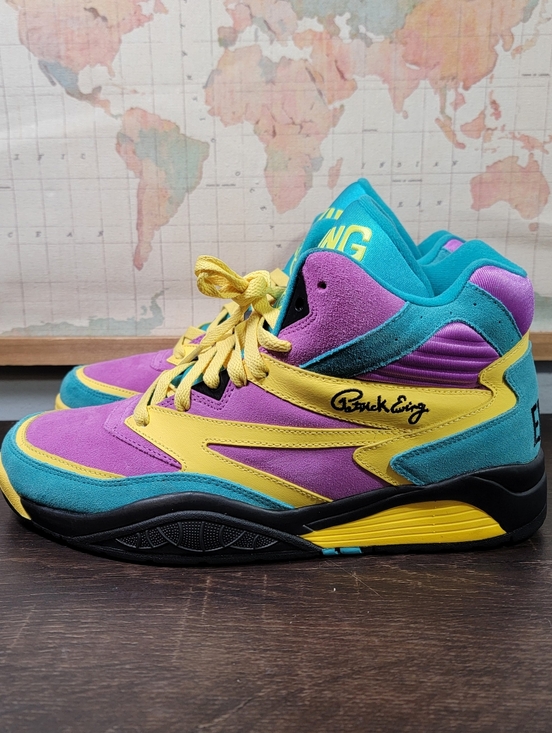 BRAND NEW Patrick Ewing  Sport Lite Grape Scuba Black Hi Men\'s Size 10.0